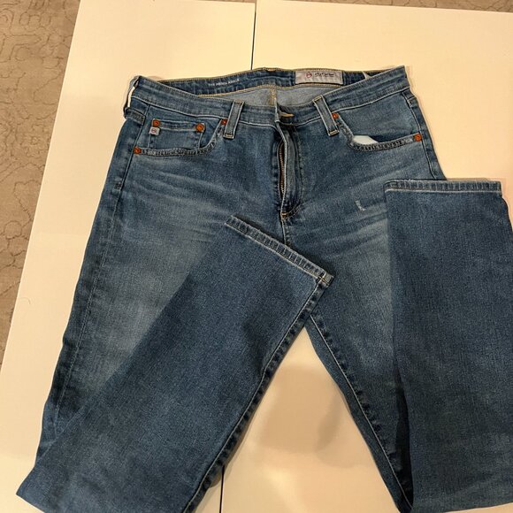 AG-ED Adriano Goldschmied Denim Jeans Size 29R Classic Blue Premium Stretch 💗 - Picture 4 of 8